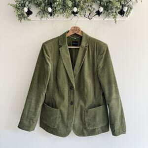 Madeline Green Corduroy Blazer Jacket KD office business corporate